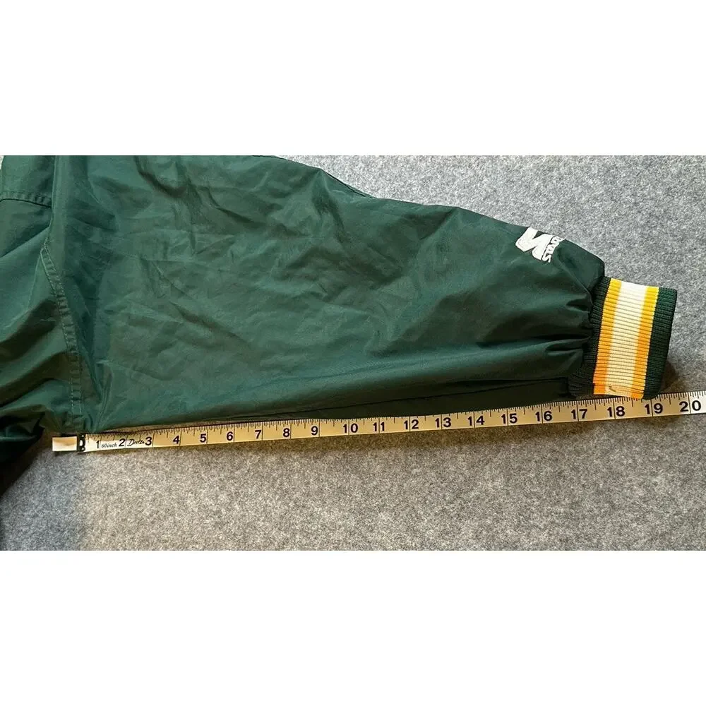 Vintage 90s NFL ProLine Starter Green Bay Packers Windbreaker Pullover Size L
